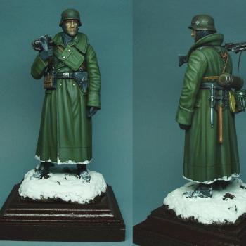 WWII German machine-gunner by DimOK