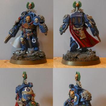 Ultramarine Terminator Captain by davidcutter