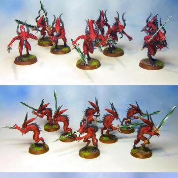 Chaos Daemons Bloodletters of Khorne by cabalier