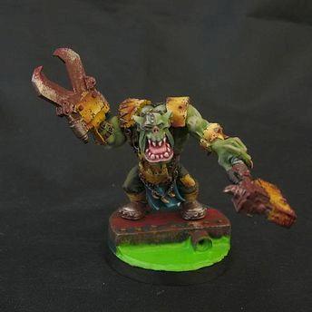 Bad Moond Warboss with Power Klaw by Jolly Roger Studio