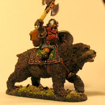 Dwarf on a Bear by pudding