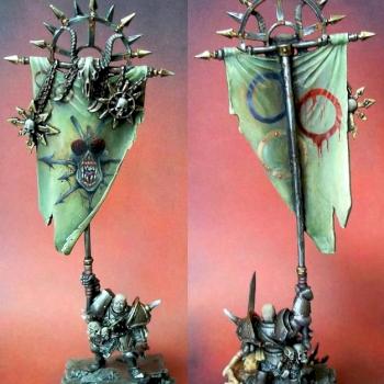 Chaos Nurgle Standardbearer by LunchBox