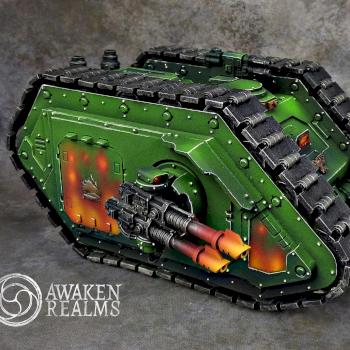 Salamanders Land Raider Proteus by Awaken Realms