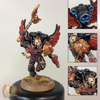 blood angels chaplain with jump pack by c-biters