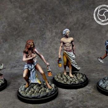 Kingdom Death starting survivors by Awaken Realms