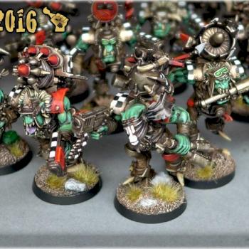 Scar_hand Painting - Ork Stormboyz of Goff Clan by Nazroth by Nazroth