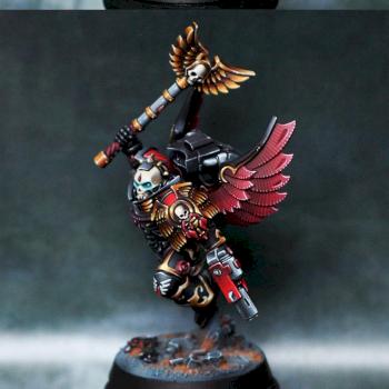 Blood Angels Chaplain by dexterzg