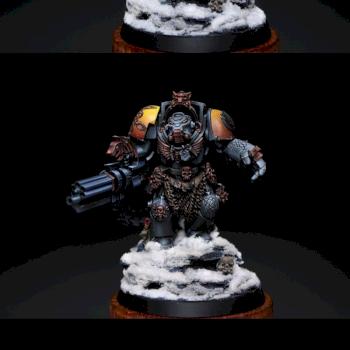 Space Wolves Bronze NMM Terminator by Flameon