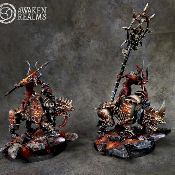 Daemons of Khorne Bloodcrushers by Awaken Realms