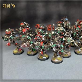 Scar_hand Painting - Ork Stormboyz of Goff Clan by Nazroth by Nazroth