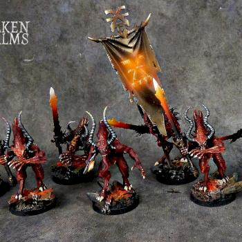 Daemons of Khorne Bloodletters by Awaken Realms