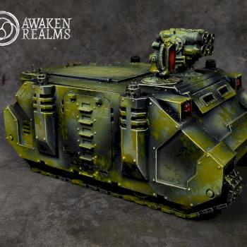 Chaos Space Marines Nurgle Rhino by Awaken Realms