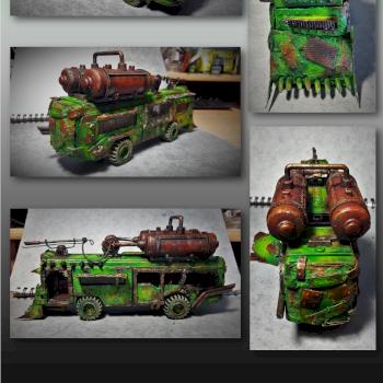 Gaslands, Slime Sponsor - Post Apocalyptic Bus by Duranis