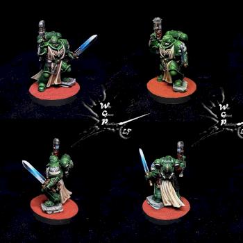 Dark Angels Primaris Lieutenant Zakariah Warhammer 40K by CroWarGamePainting