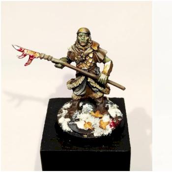 Spearman orc 28mm Cabor Miniatures (painted and sculpted) by Carlo.B.