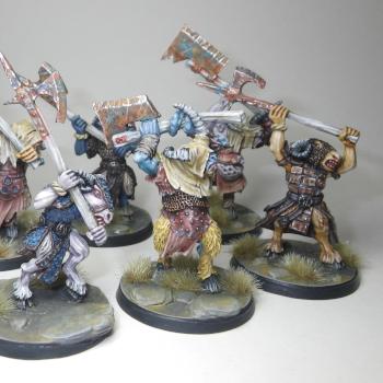 OOP Beasts of Chaos Beastmen Pestigor & Bestigor by Hamish Longstride