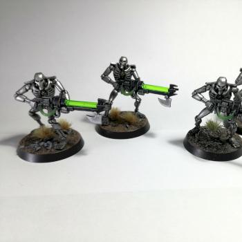 Necron Warriors by Jervon