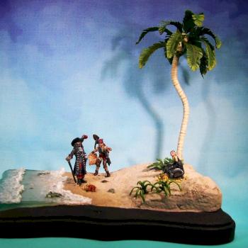 Pirate Beach Diorama by torifile