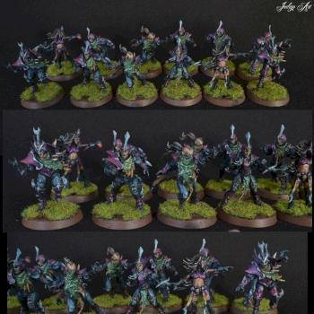 Naggaroth Nightmares - Dark Elf Bloodbowl Team by Michael_Nashvili