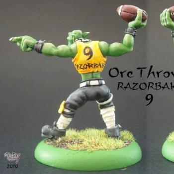 Fantasy Football Orc Thrower by SinisterDexter00