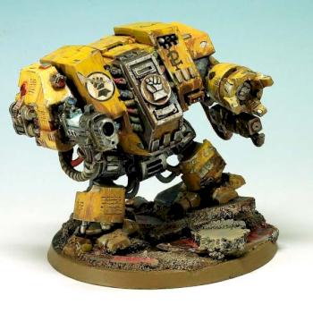 Imperial Fists Dreadnought by Addasko