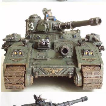 The Beast - A Cadian Baneblade by FIGURAOBSCURA