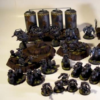 2000 Point GT Space Marine Army by Stiff Neck Studio