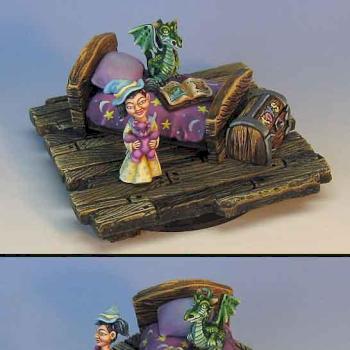 Paint Dukino Challenge diorama- Bedtime Story by Wappellious