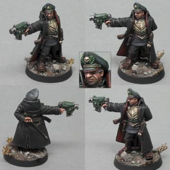 Imperial Guard Commissar by GriffinPainting