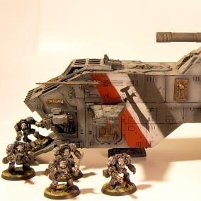 Grey Knights ThunderHawk Gunship by Stiff Neck Studio