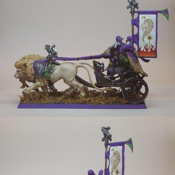 High Elves Lion Chariot by Sosryet