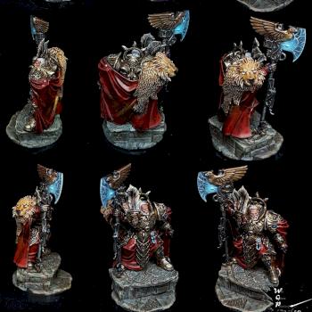 Trajann Valoris Adeptus Custodes Commission Painted Warhammer 40K #2 by CroWarGamePainting