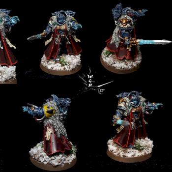 Primaris Librarian Modded to Space Wolves Warhammer 40K by CroWarGamePainting