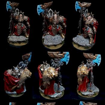 Trajann Valoris Adeptus Custodes Commission Painted Warhammer 40K by CroWarGamePainting