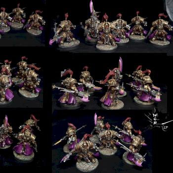 Allarus Custodians Adeptus Custodes Painted Warhammer 40K by CroWarGamePainting