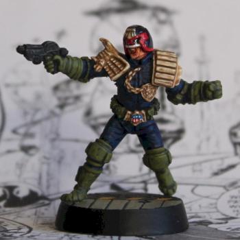 Mongoose Miniatures Judge Dredd by Muzfish4