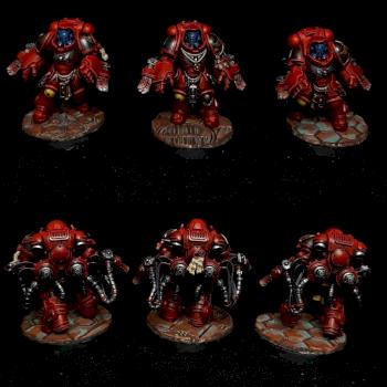 Primaris Aggressors Blood Angels Warhammer 40K by CroWarGamePainting