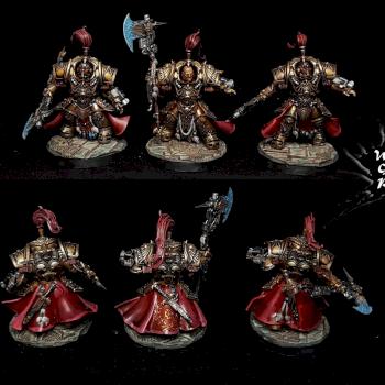 Allarus Custodians Adeptus Custodes Painted Warhammer 40K by CroWarGamePainting