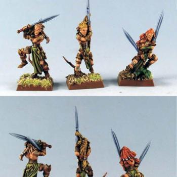 WARHAMMER Wood Elf Wardancers by Scibor