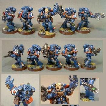 Ultramarines Tactical Squad2, 3rd Company by darkartminiatures