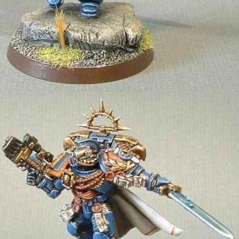 Ultramarine Captain Ardias 3rd Company by darkartminiatures