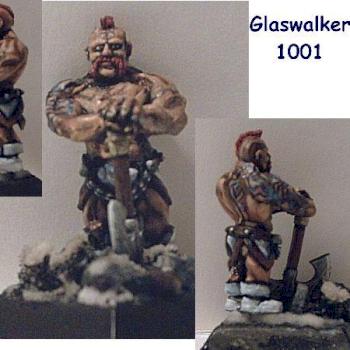 my painted D&D dwarf-barbarian by Glaswalker1001