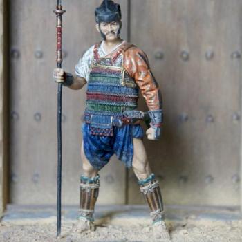 Ashigaru 75mm de chez Pégaso by sebataro