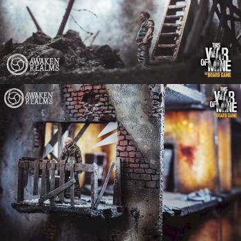 This War of Mine Shelter diorama - details 1 by Awaken Realms