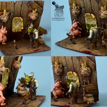 Gremlin Taxidermist by Toadpainter