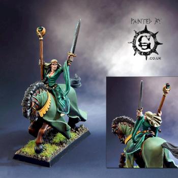 Bretonnian Damsel on Horse by Painted By-g