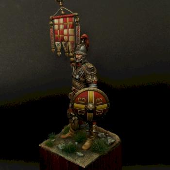 Byzantine standard bearer by dimgall