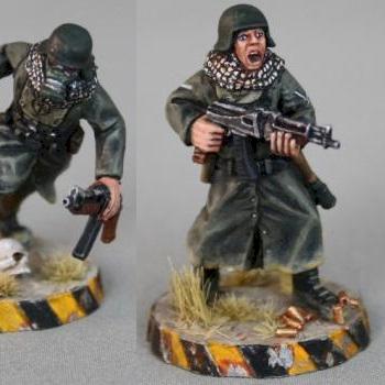 Infantrymen Delaria with assault rifles & grendes by Arekarkadiusz