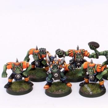 Blood Bowl Orcs Team by Sigur