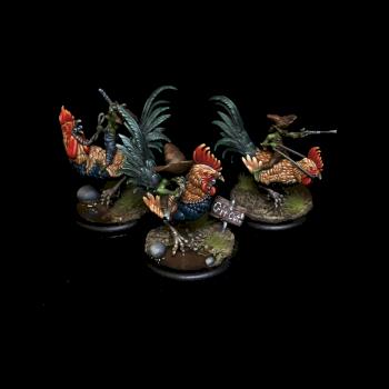 Malifaux - Rooster Riders by Wormstrum